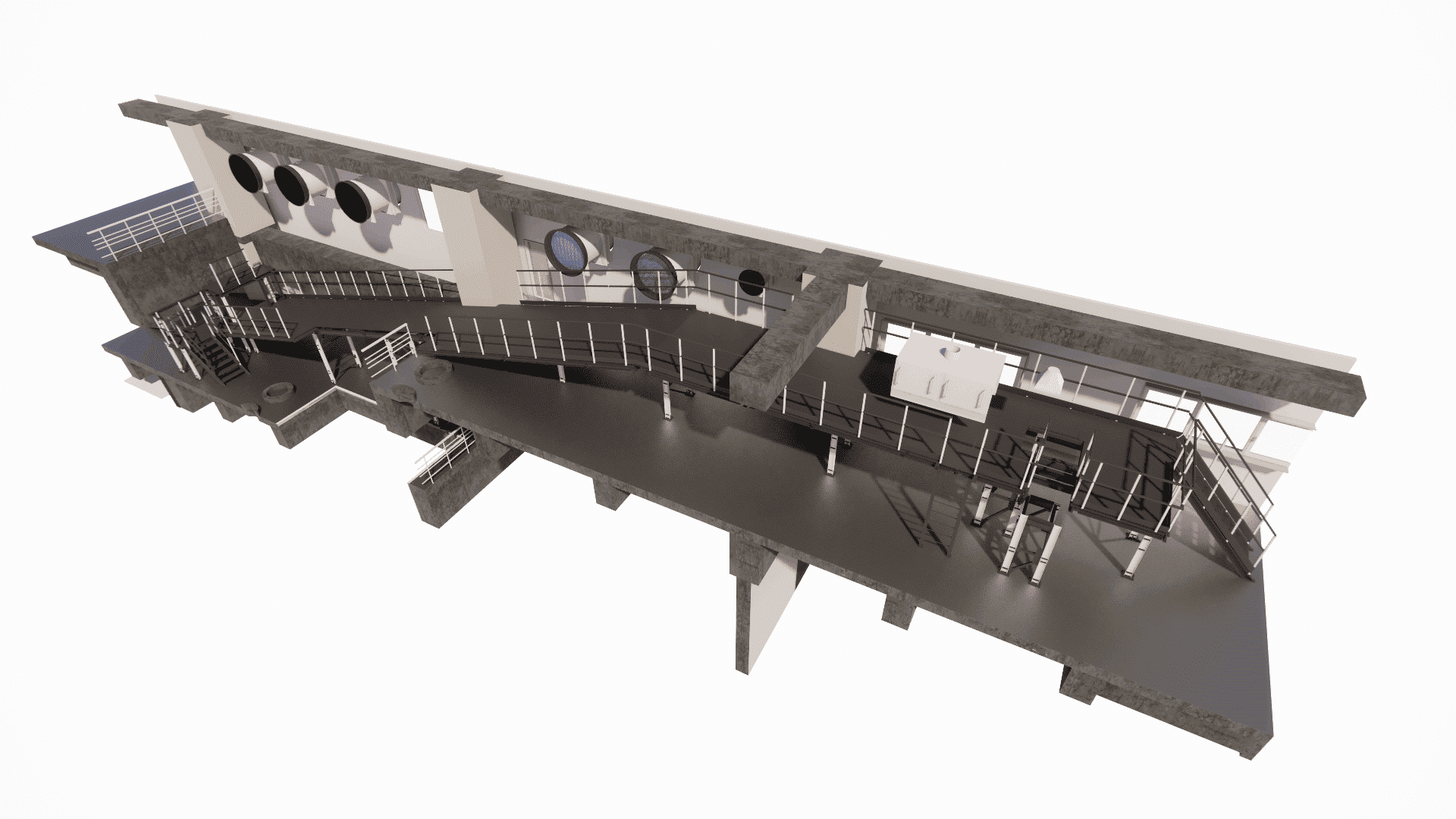 Structural design of long-span steel support structures for belt conveyors, considering vibration and dynamic loading